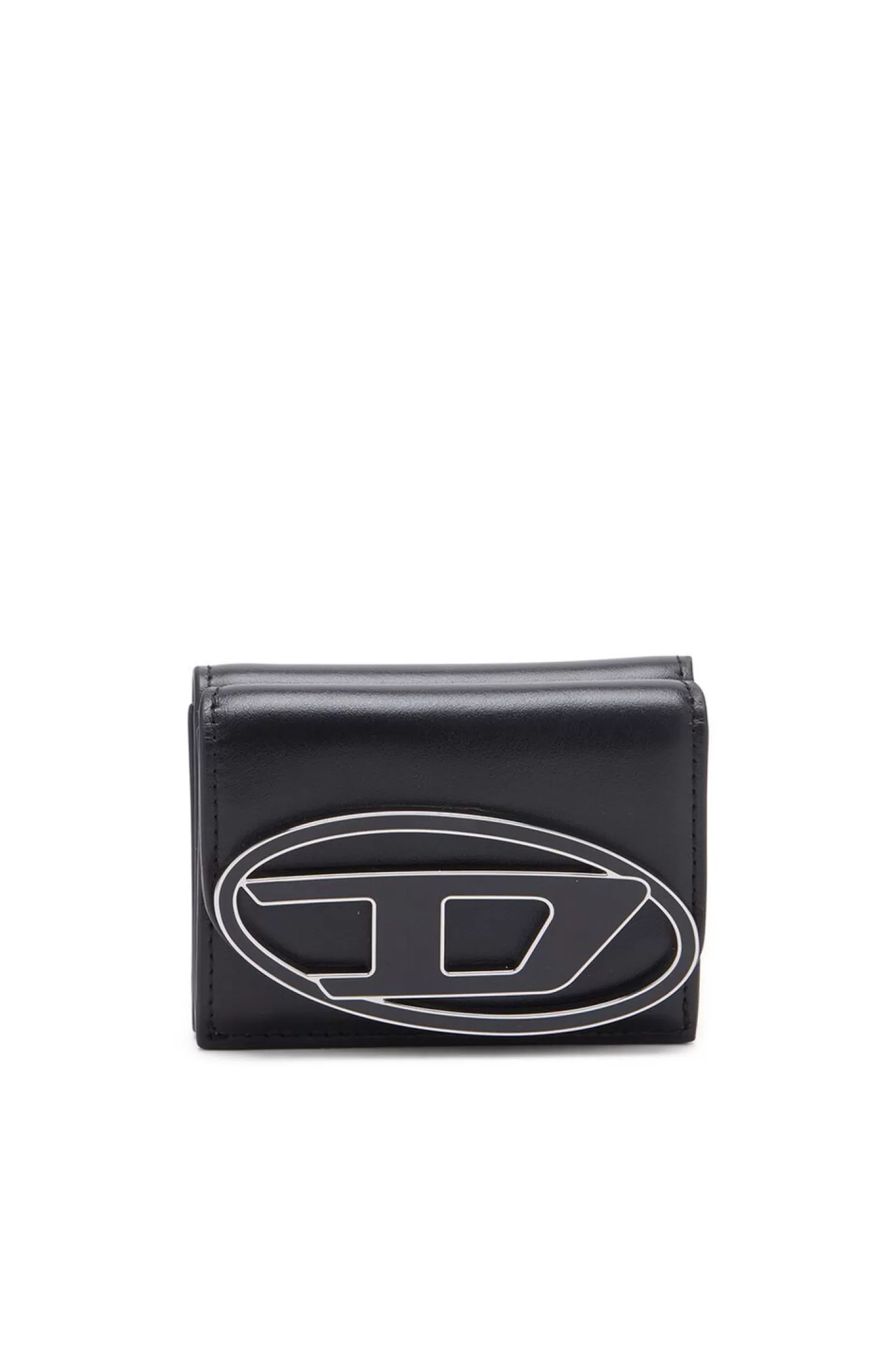 Geldbeutel*Damen Diesel 1Dr Tri Fold Coin Xs Ii Schwarz