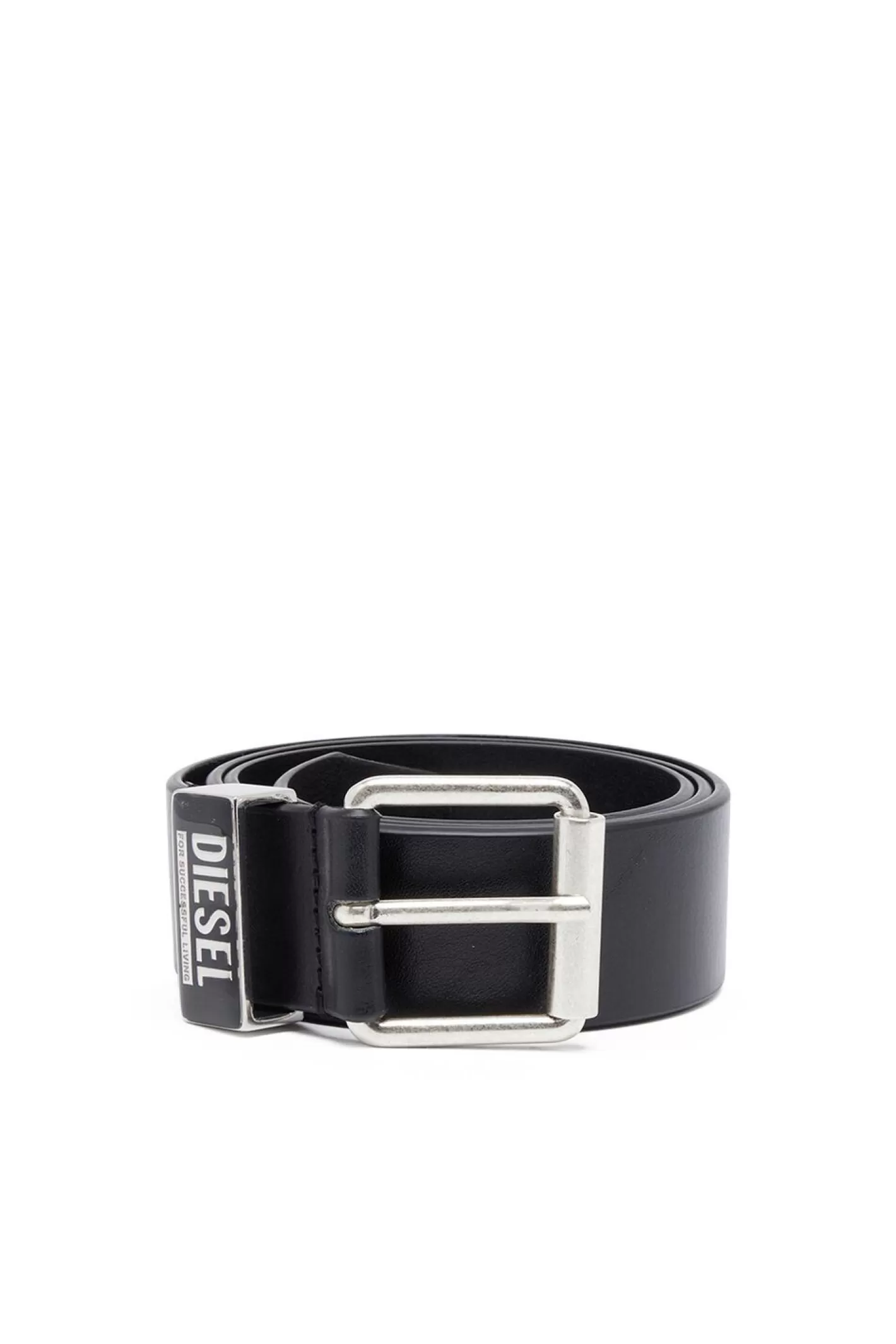 Gurtel*Herren Diesel B-Glossy Loop 40 Schwarz