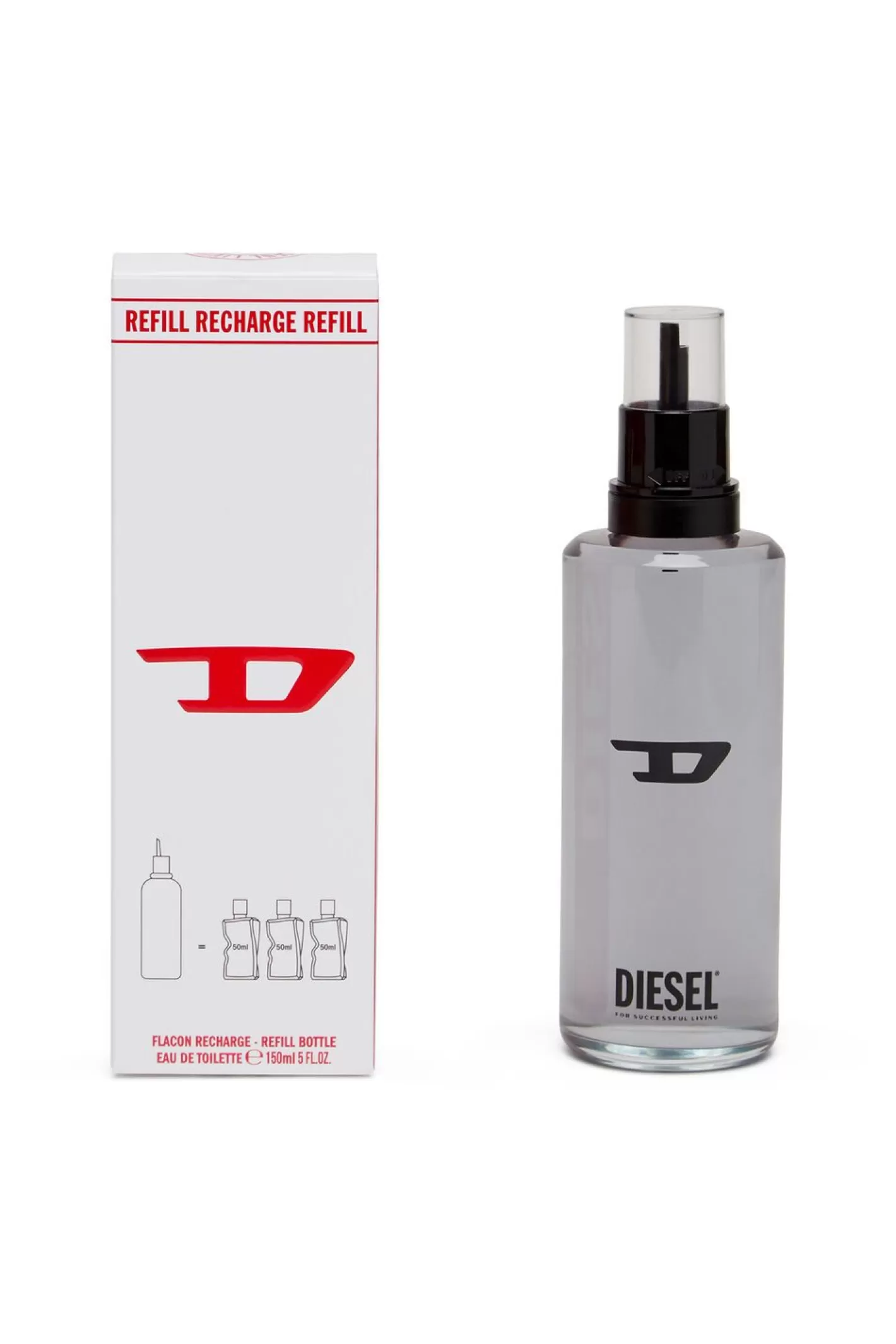 Herren Diesel D Refill 150 Ml Grau