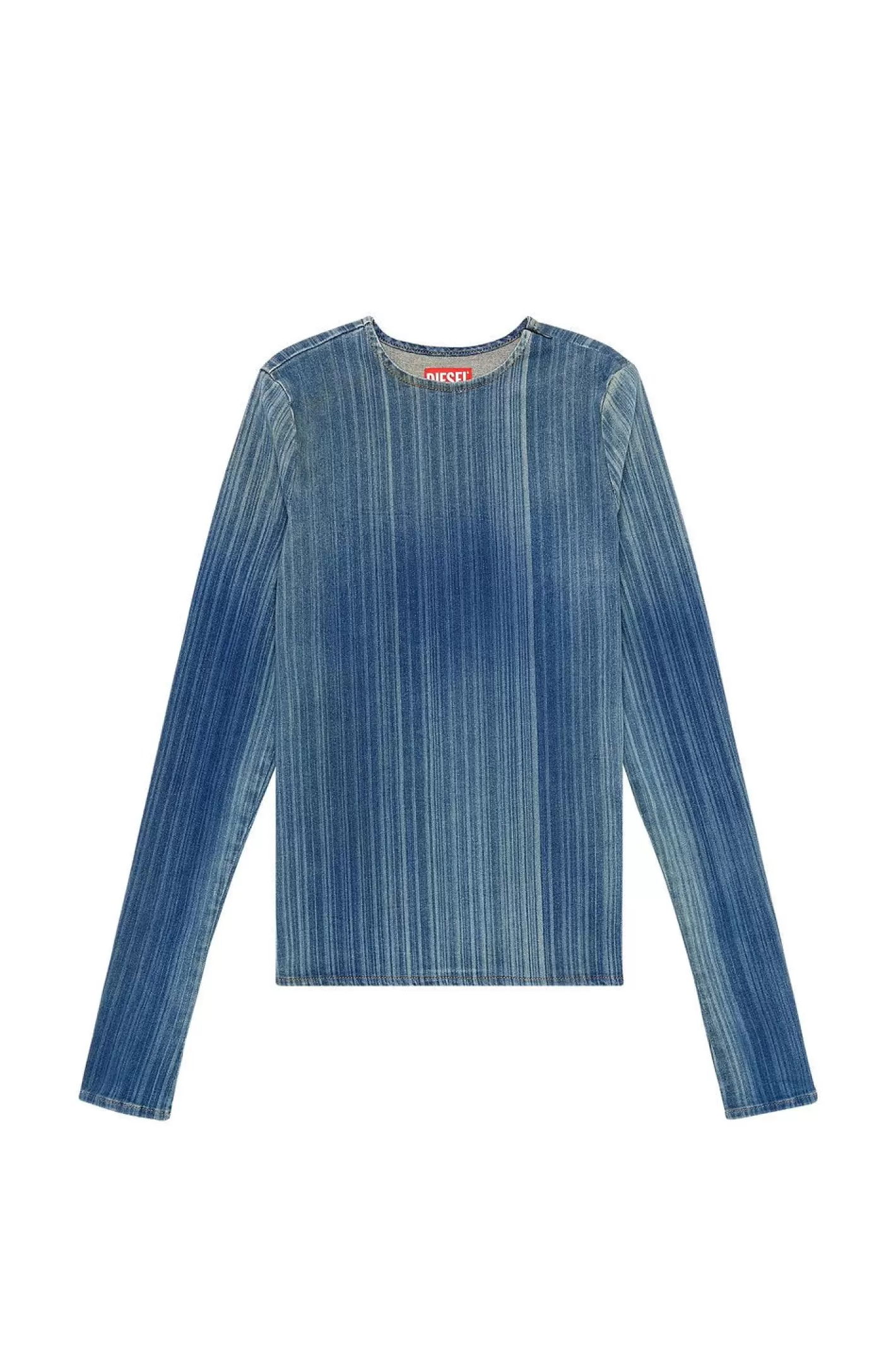 T-Shirts Und Tops*Damen Diesel De-Bob-Fsd1 Blau