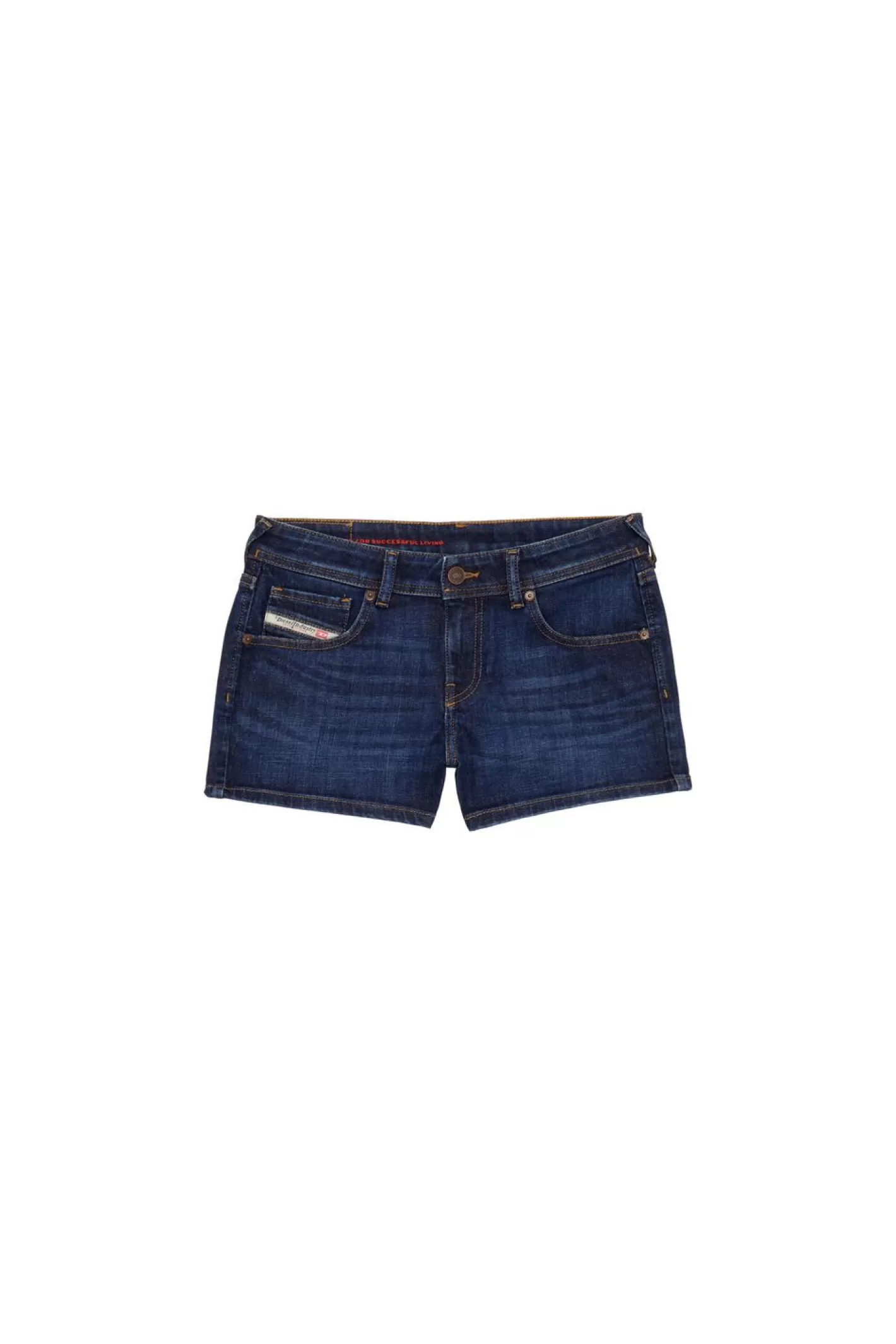 Hosen Und Shorts*Damen Diesel De-Lyla Short Pants Dunkelblau