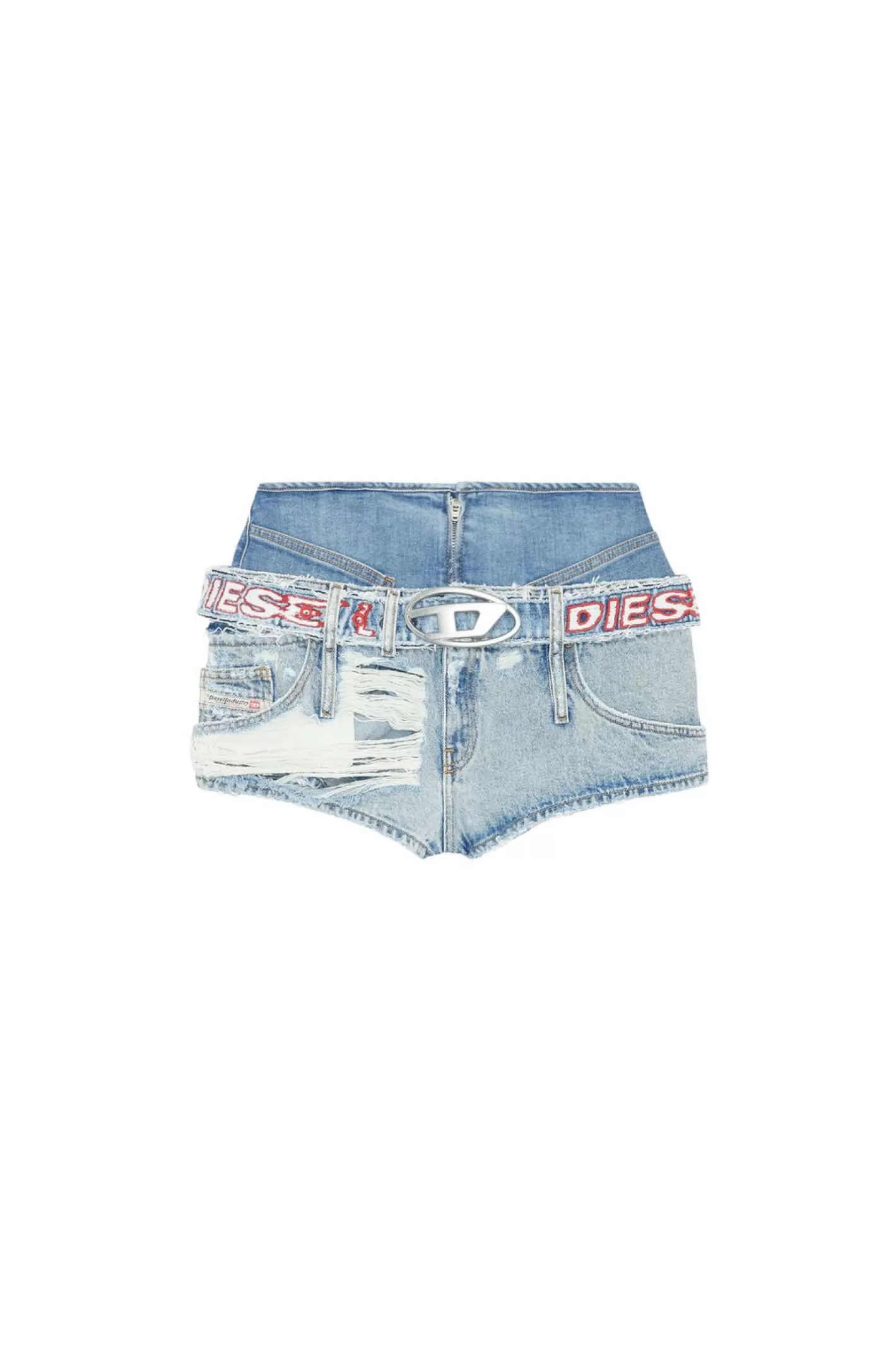 Hosen Und Shorts*Damen Diesel De-Monker Hellblau