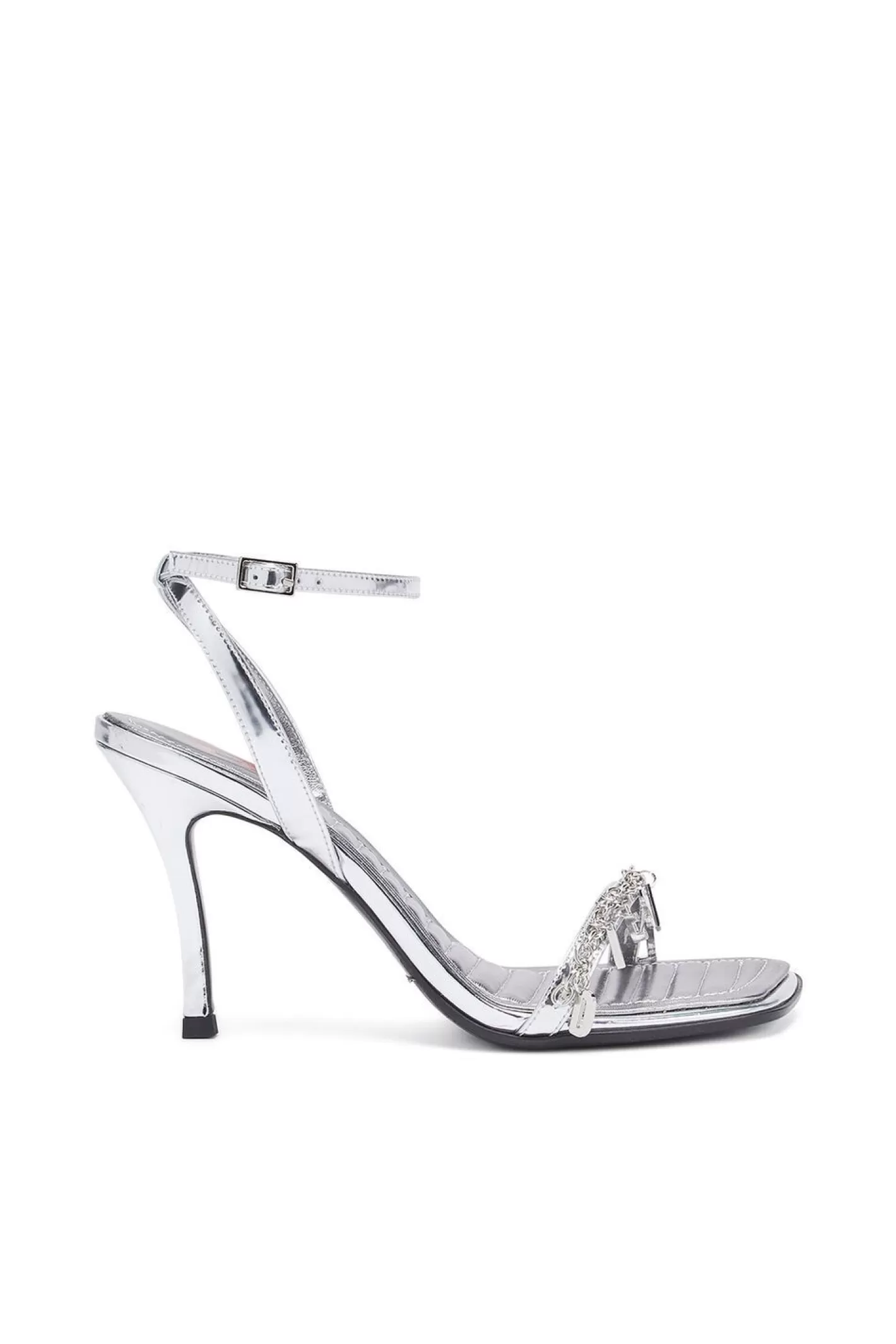 Sandalen*Damen Diesel D-Vina Sdl Silber