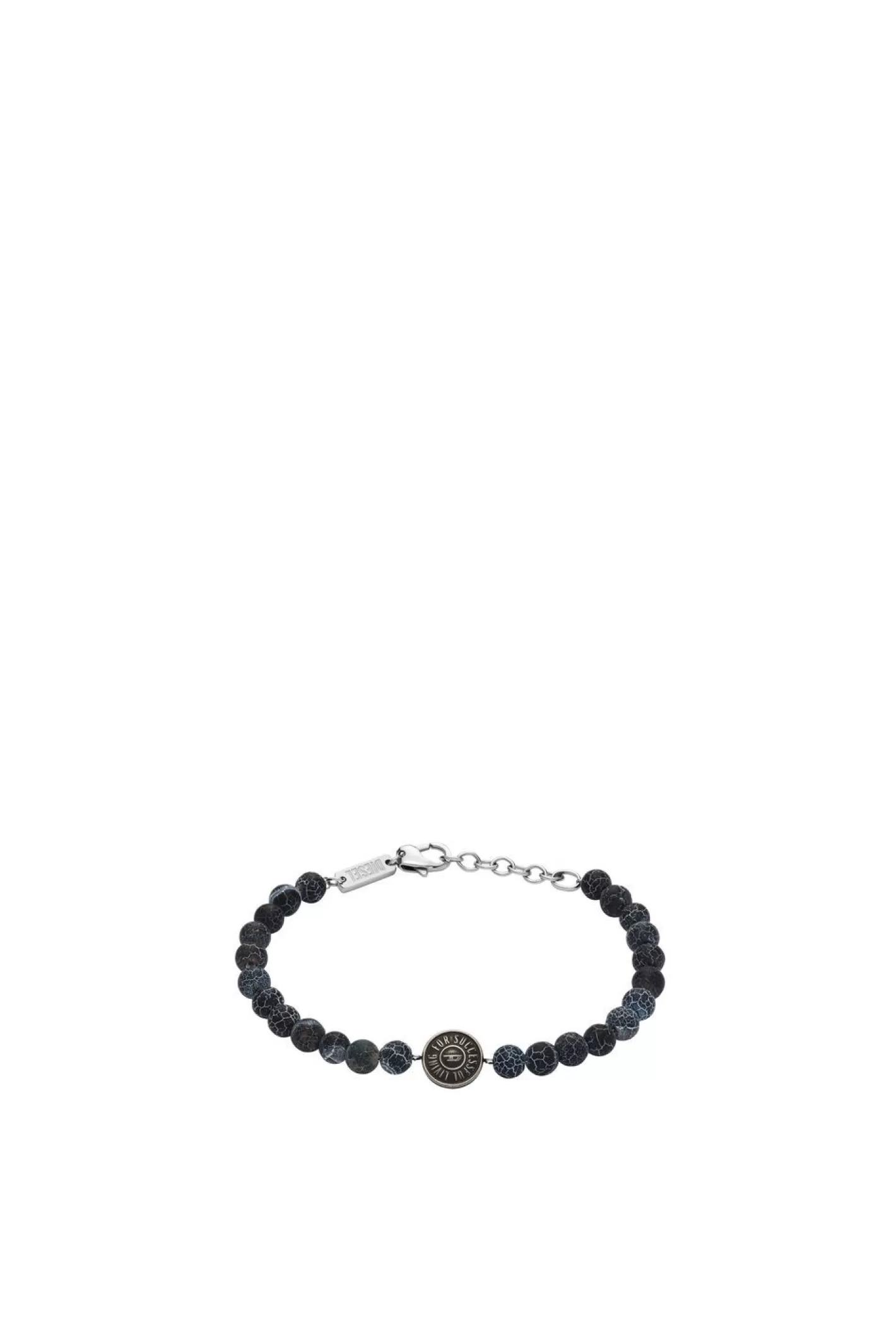 Schmuck*Damen Diesel Dx1464 Silber/Schwarz