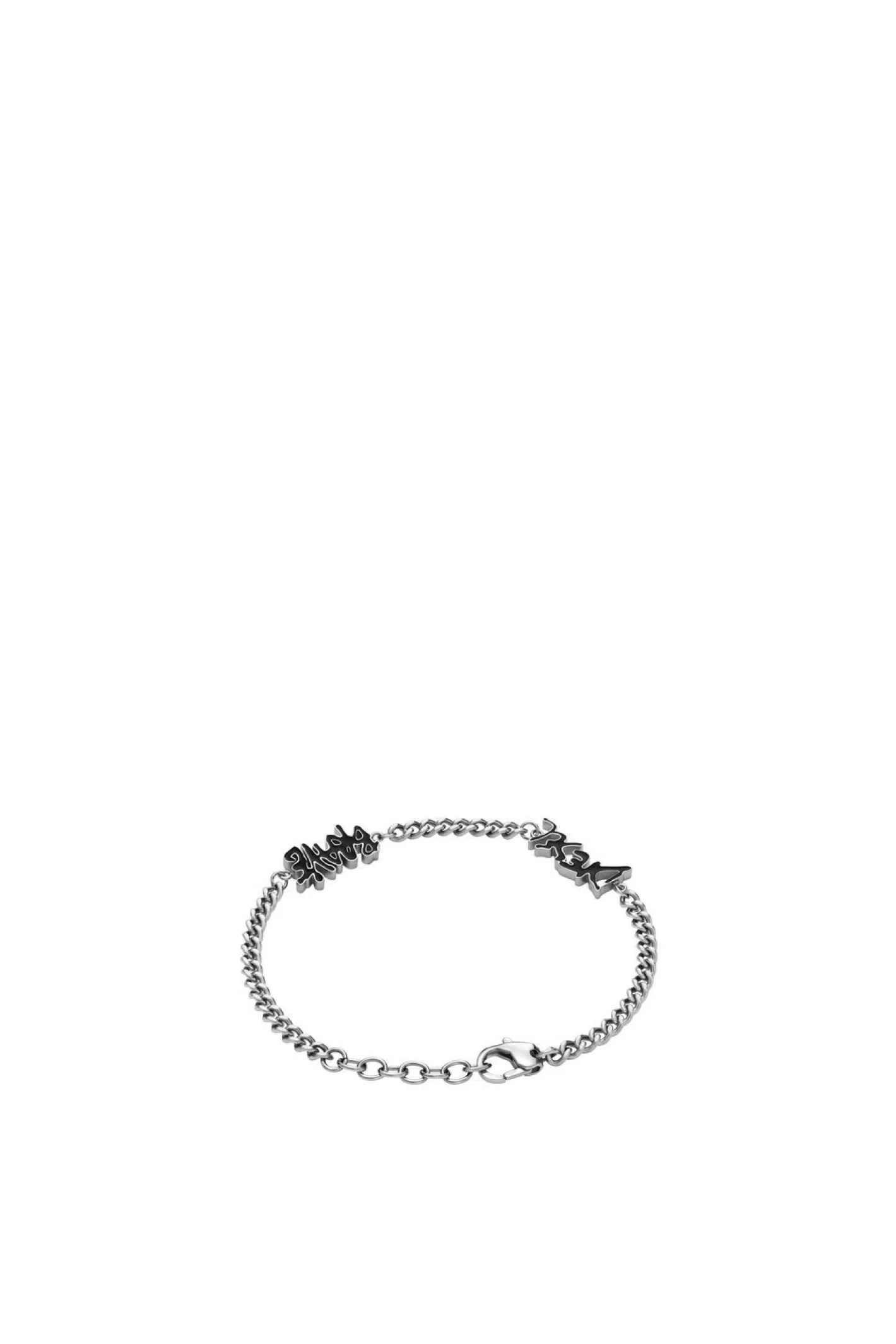 Schmuck*Damen Diesel Dx1466 Silber/Schwarz