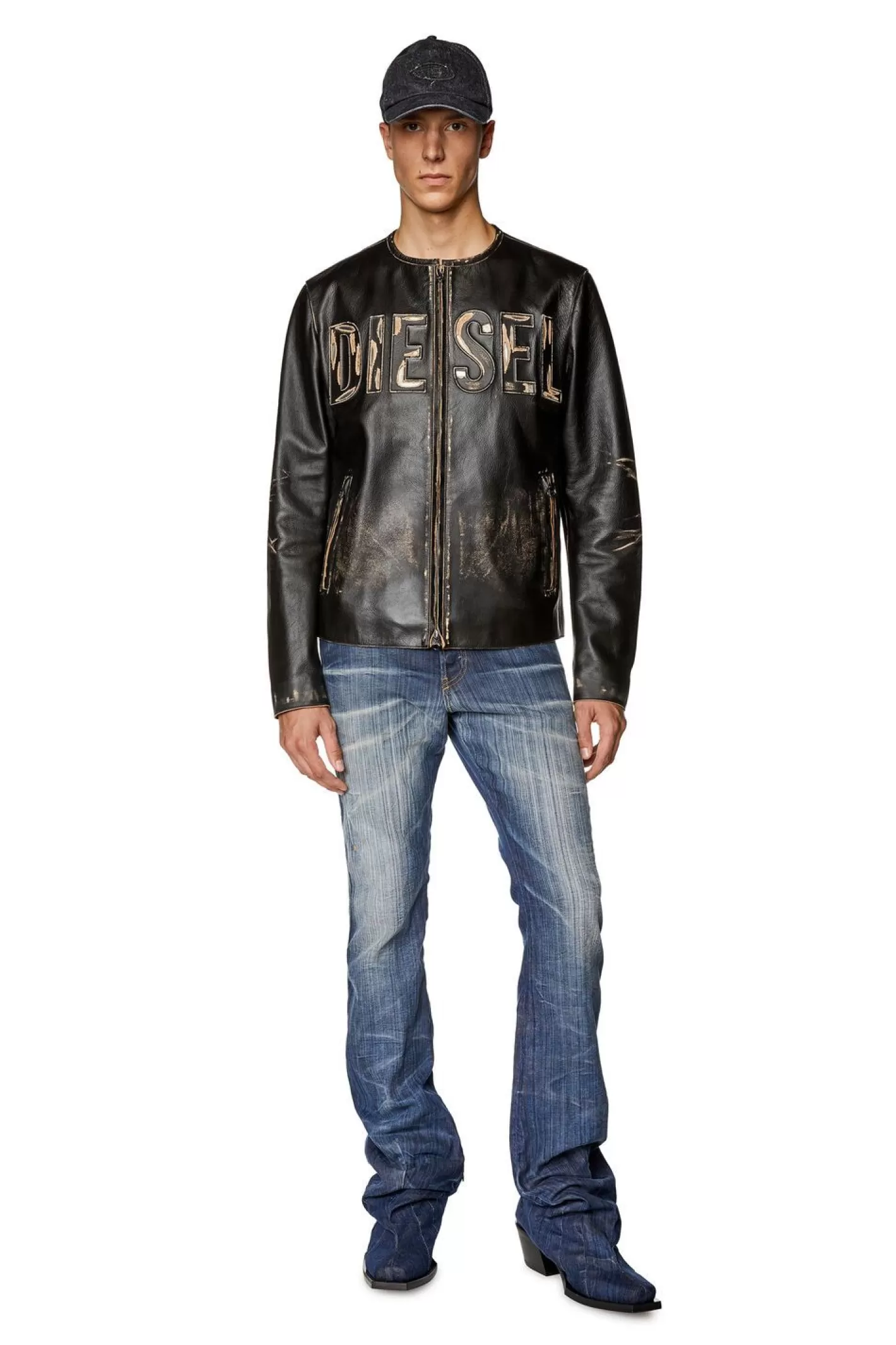 Jacken*Herren Diesel L-Met Schwarz