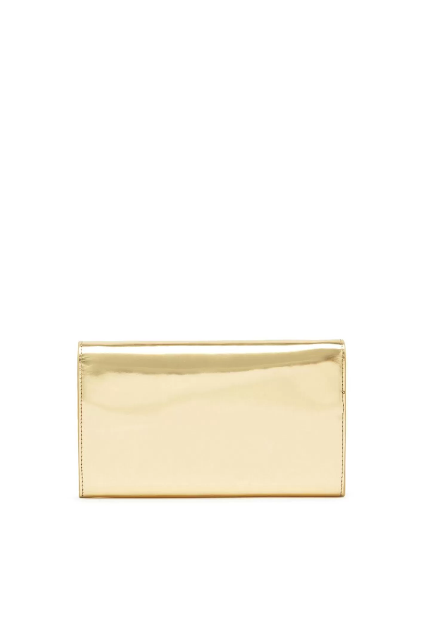 Geldbeutel*Damen Diesel Long Wallet Zip Xxl Gold