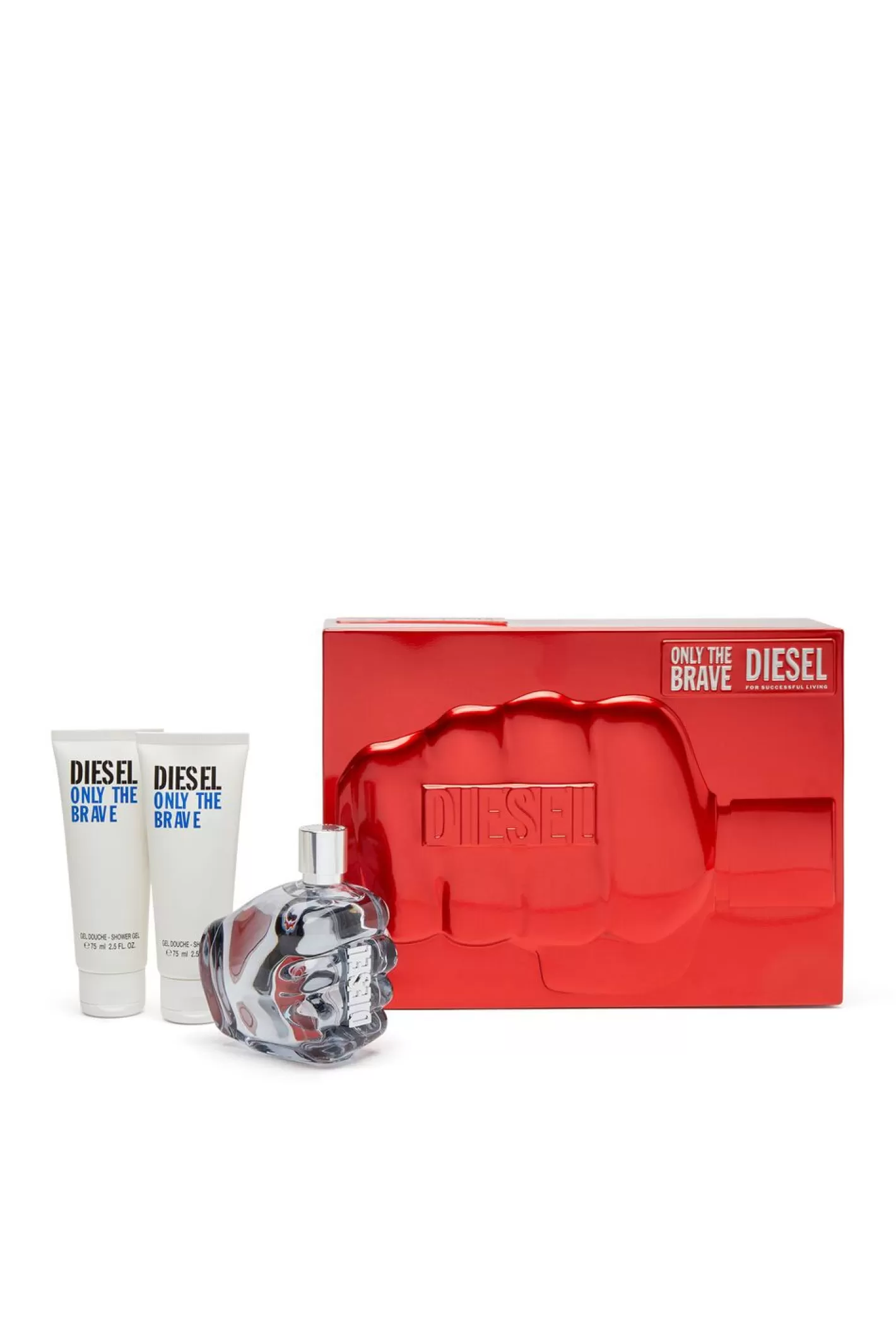 Herren Diesel Only The Brave 125Ml Premium Gift Set Blau