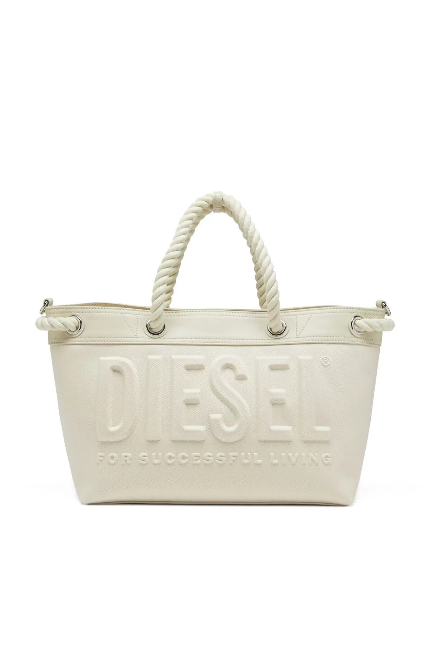 Shoppertaschen*Damen Diesel Rope Tote M Weis