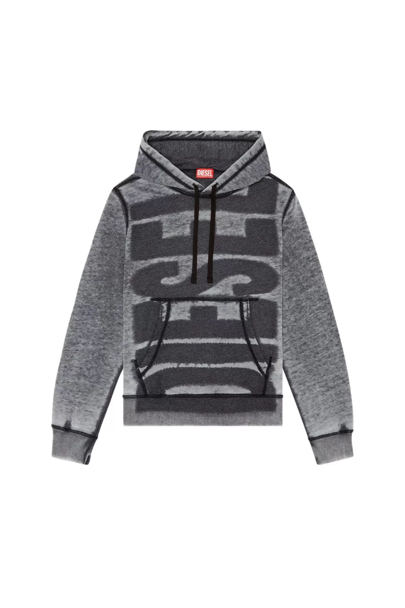 Sweatshirts*Herren Diesel S-Ginn-Hood-L1 Schwarz