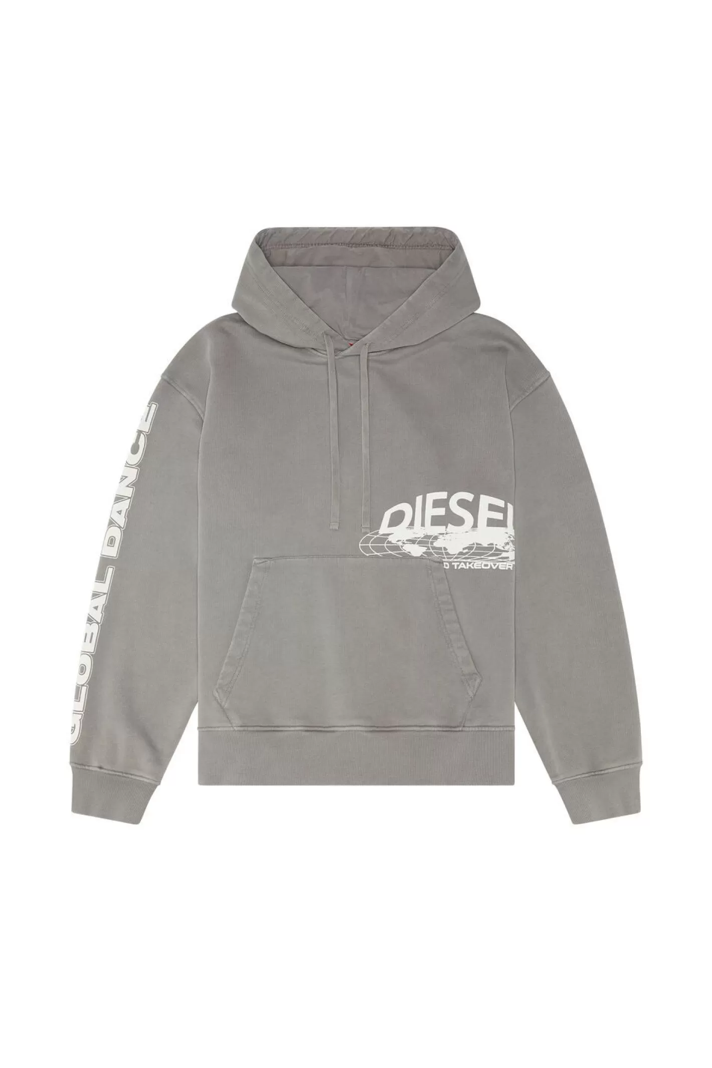 Sweatshirts*Herren Diesel S-Macs-Hood-L1 Grau