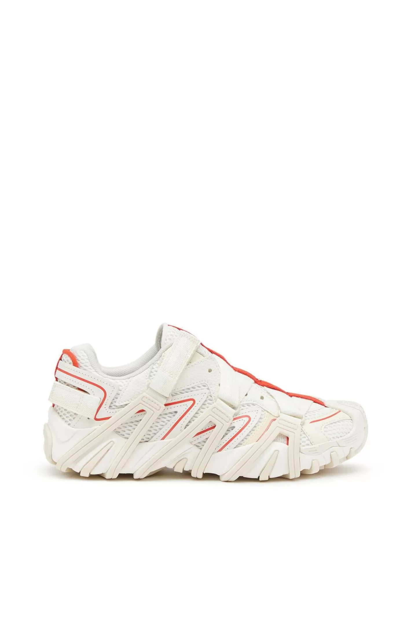 Sneakers*Damen Diesel S-Prototype-Crw Weiss/Orange