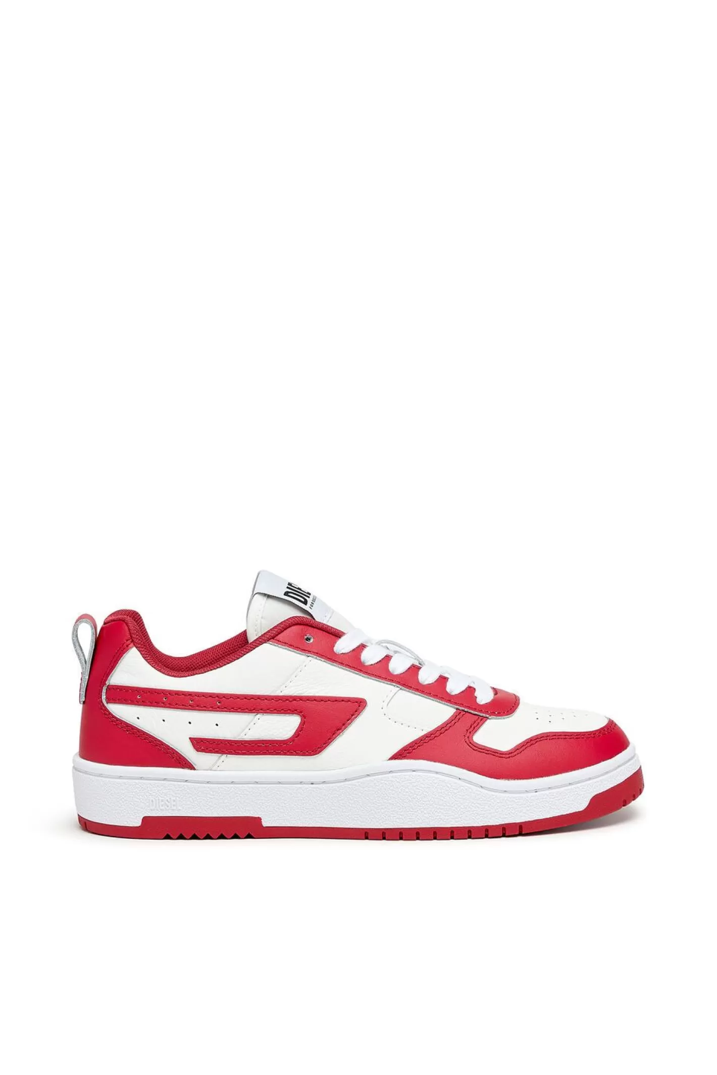 Sneakers*Damen Diesel S-Ukiyo V2 Low W Weiss/Rot