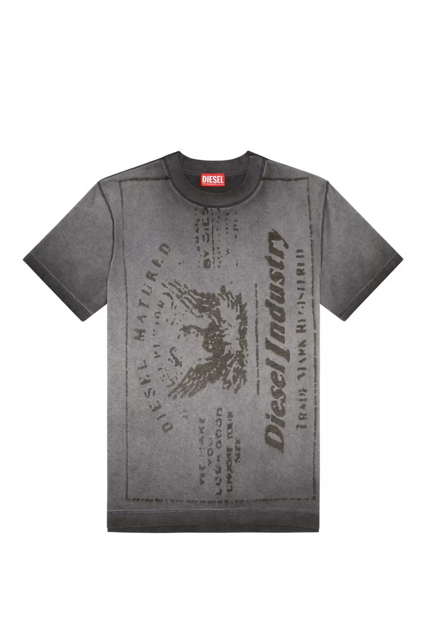 T-Shirts*Herren Diesel T-Diegor-L2 Dunkelgrau