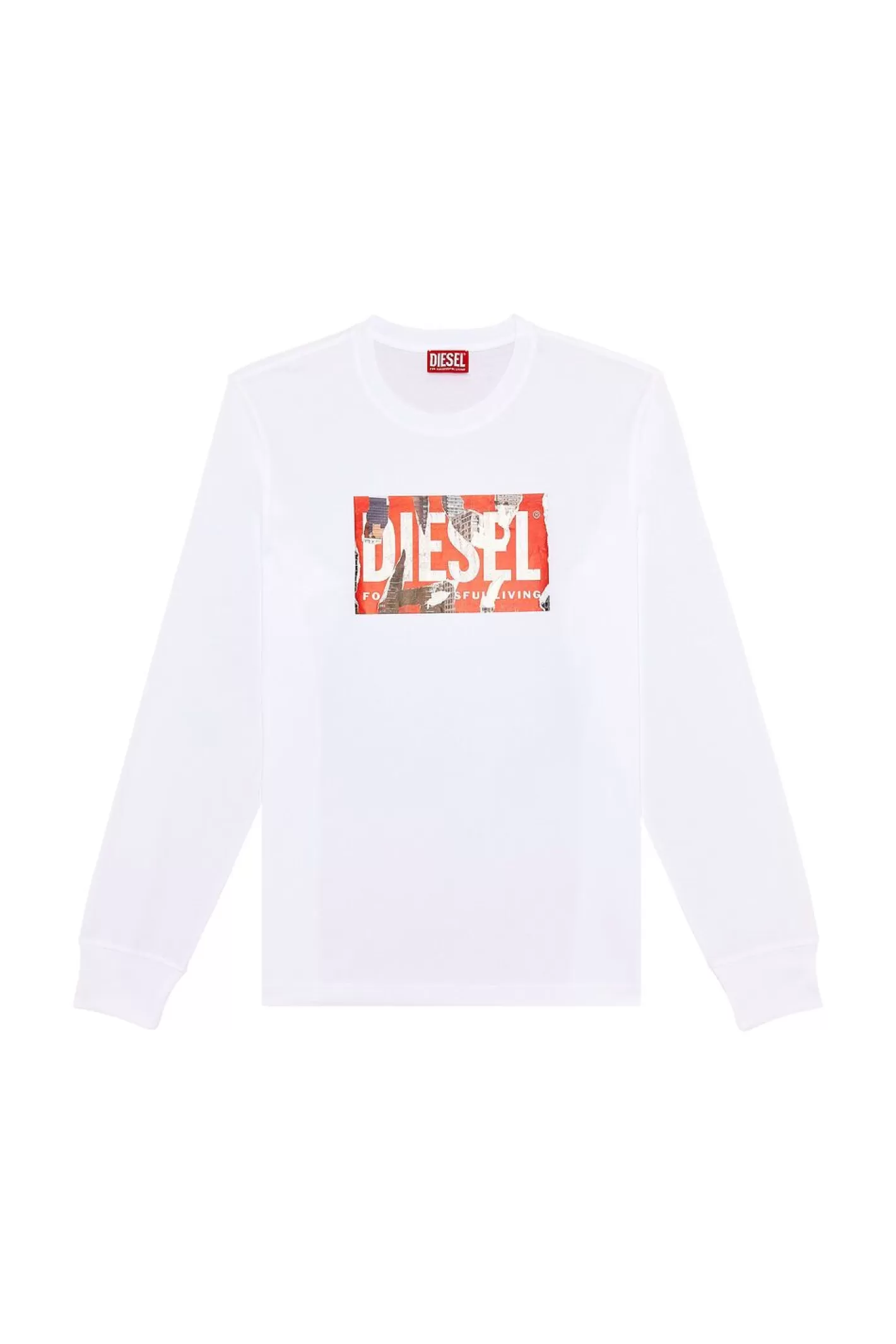 T-Shirts*Herren Diesel T-Just-Ls-L6 Weis