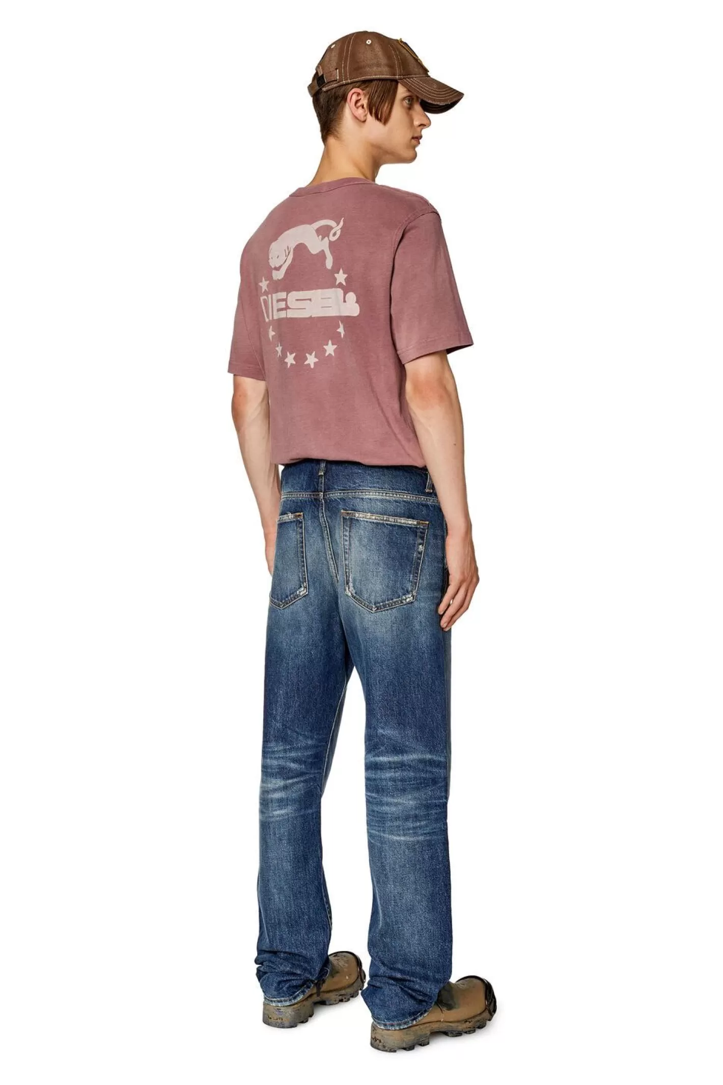 T-Shirts*Herren Diesel T-Just-Rw Violett