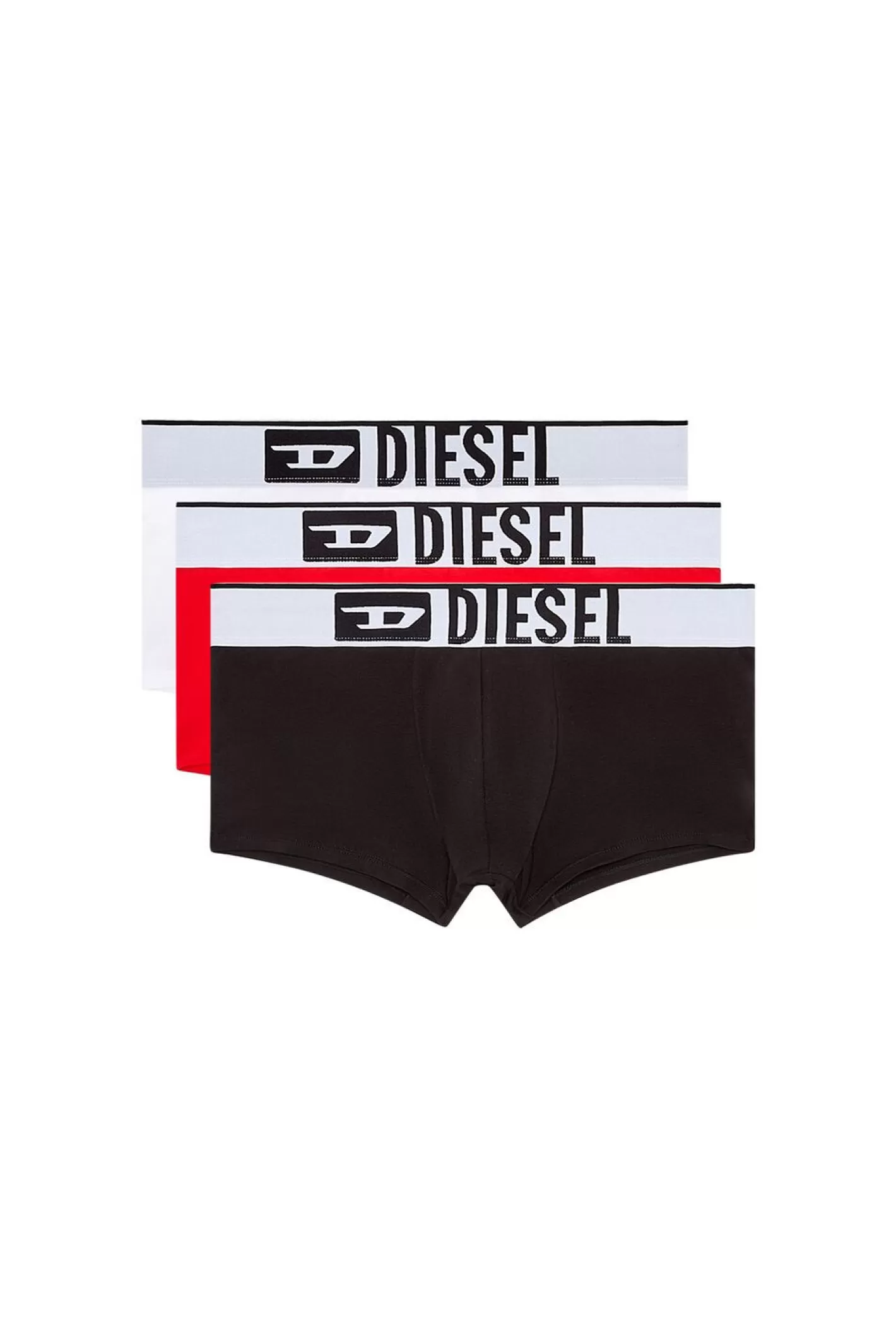 Unterwasche*Herren Diesel Umbx-Damienthreepack-Xl Schwarz/Rot